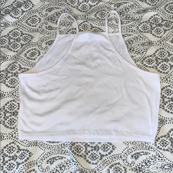 White cropped tank top. - Picture 2 of 2
